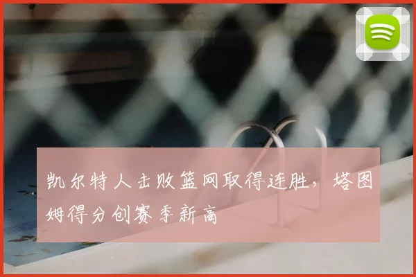 凯尔特人击败篮网取得连胜,塔图姆得分创赛季新高